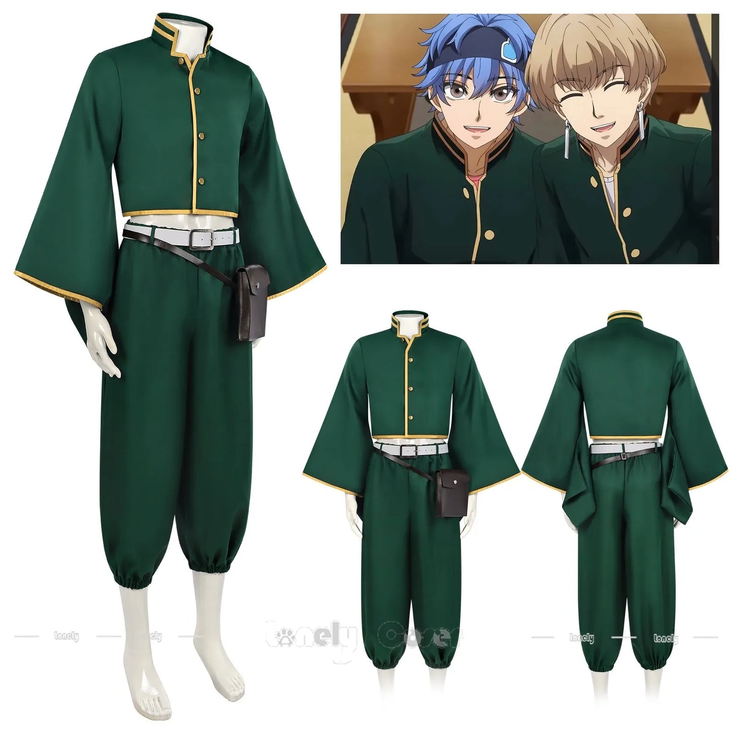 Dead Account Souji Enishiro Cosplay Outfit